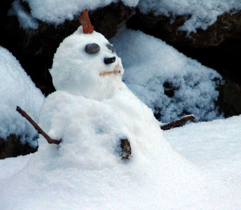 ein Schneemann